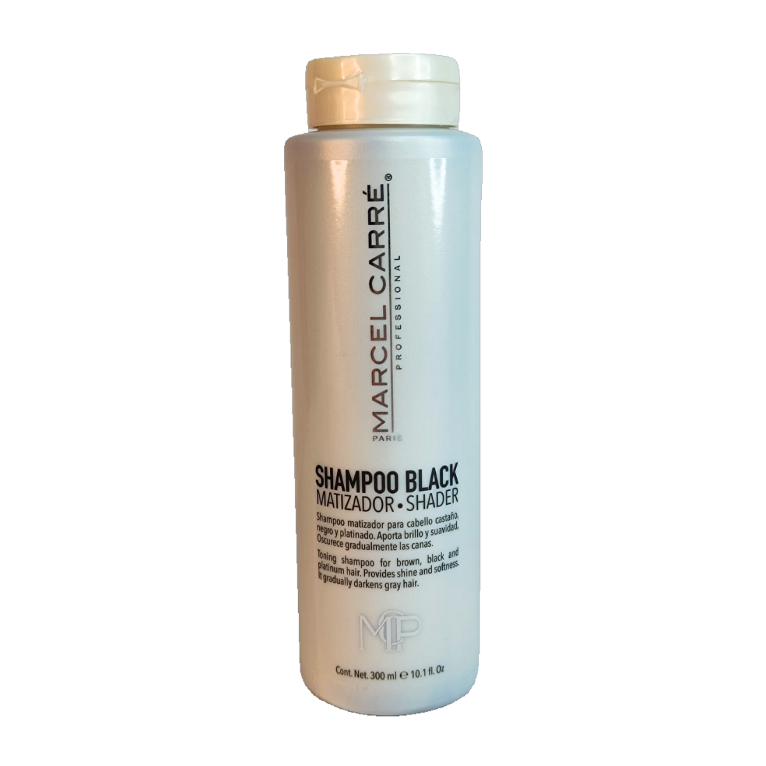 Marcel Carre Shampoo Black 300ml - Obscurece gradualmente las canas