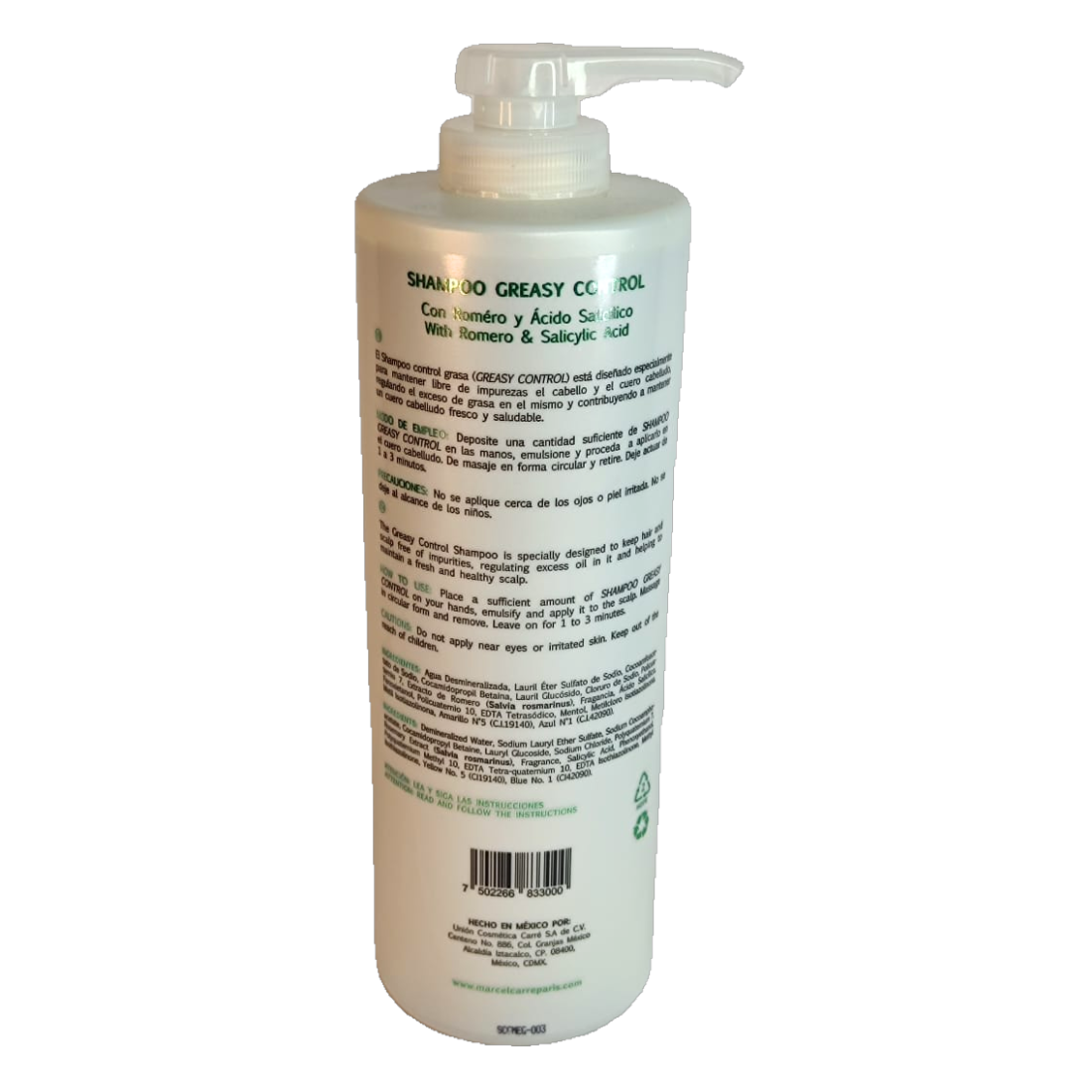 Marcel Carre Shampoo Control Grasa 1000ml