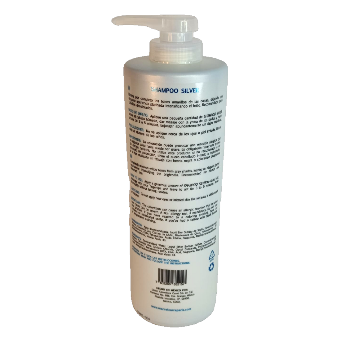 Marcel Carre Shampoo Silver 1000ml