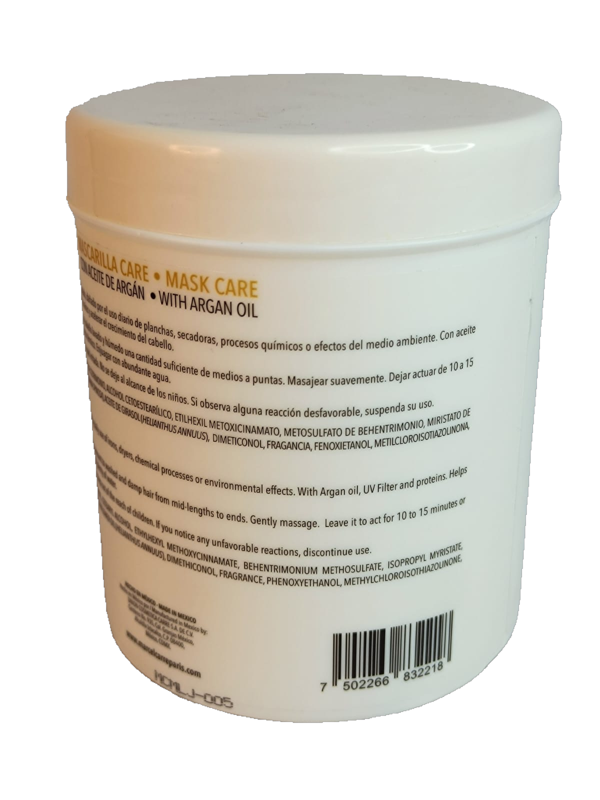 Marcel Carre Mascarilla Care 500ml - Tratamiento reparador intensivo