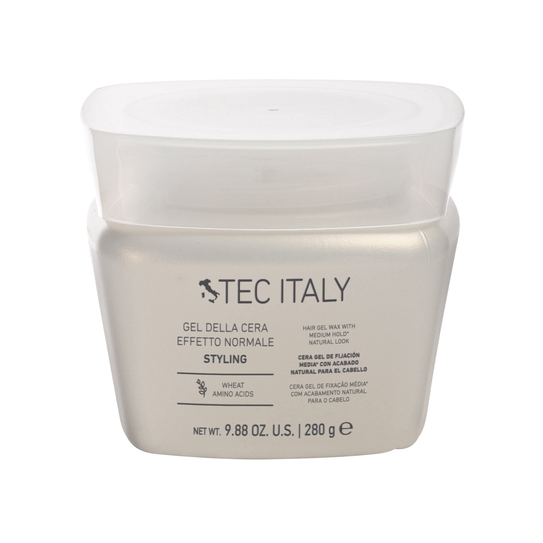 Gel Della Cera Efeceto Normal/Natural para el cabello. Cera gel efecto mate, fijación media ideal para dar forma y moldear peinados.