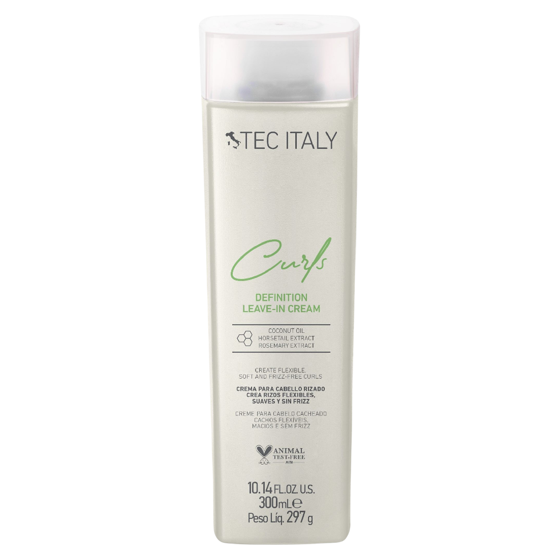 Tec Italy Curls Definition Leave-in Cream - Crema para crear rizos flexibles, suaves y sin frizz