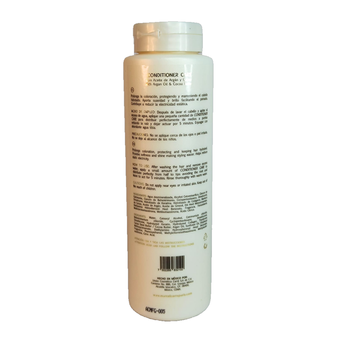 Marcel Carre Acondicionador Care 300ml con Argán y Keratina