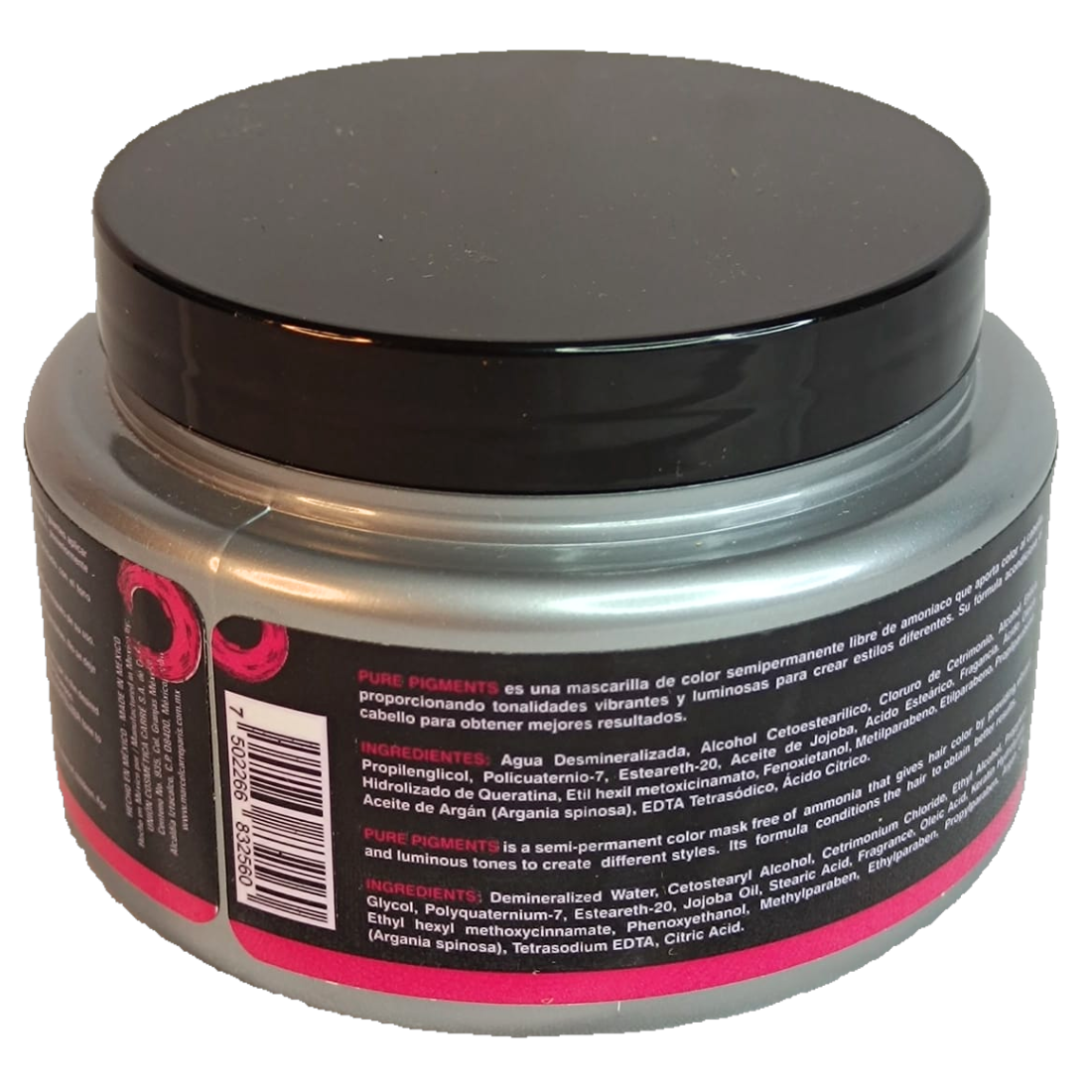 Tinte Mascarilla Pure Pigments Cherry Magenta Marcel Carre de 150 ml