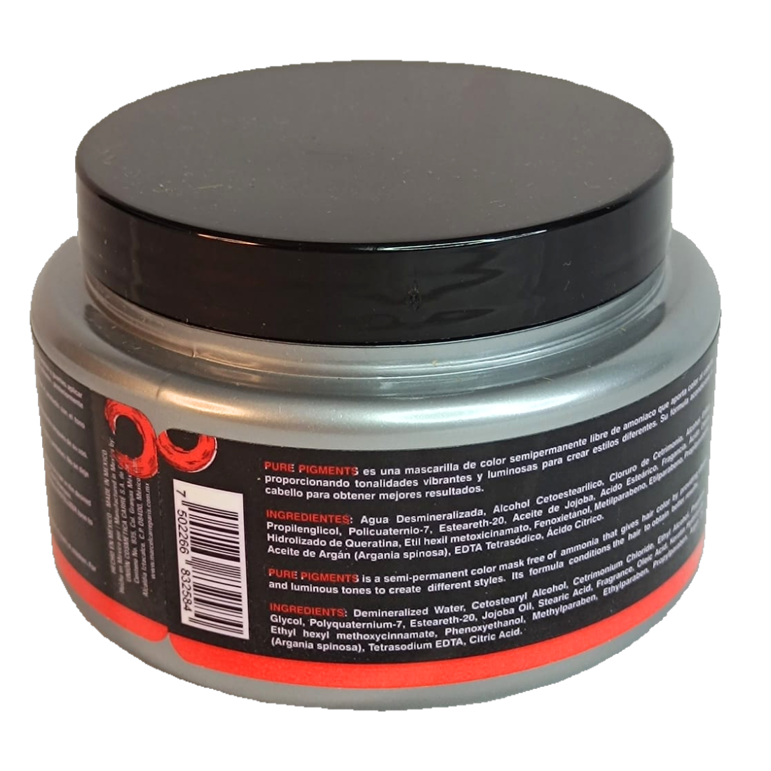 Tinte Mascarilla Pure Pigments Fire Red 150 ml