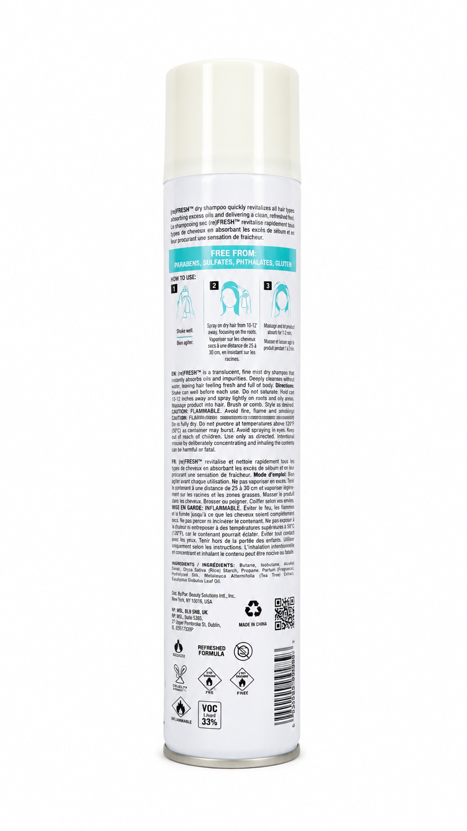 (re) Fresh Lemon-Grass Essence 342ml - Shampoo en seco