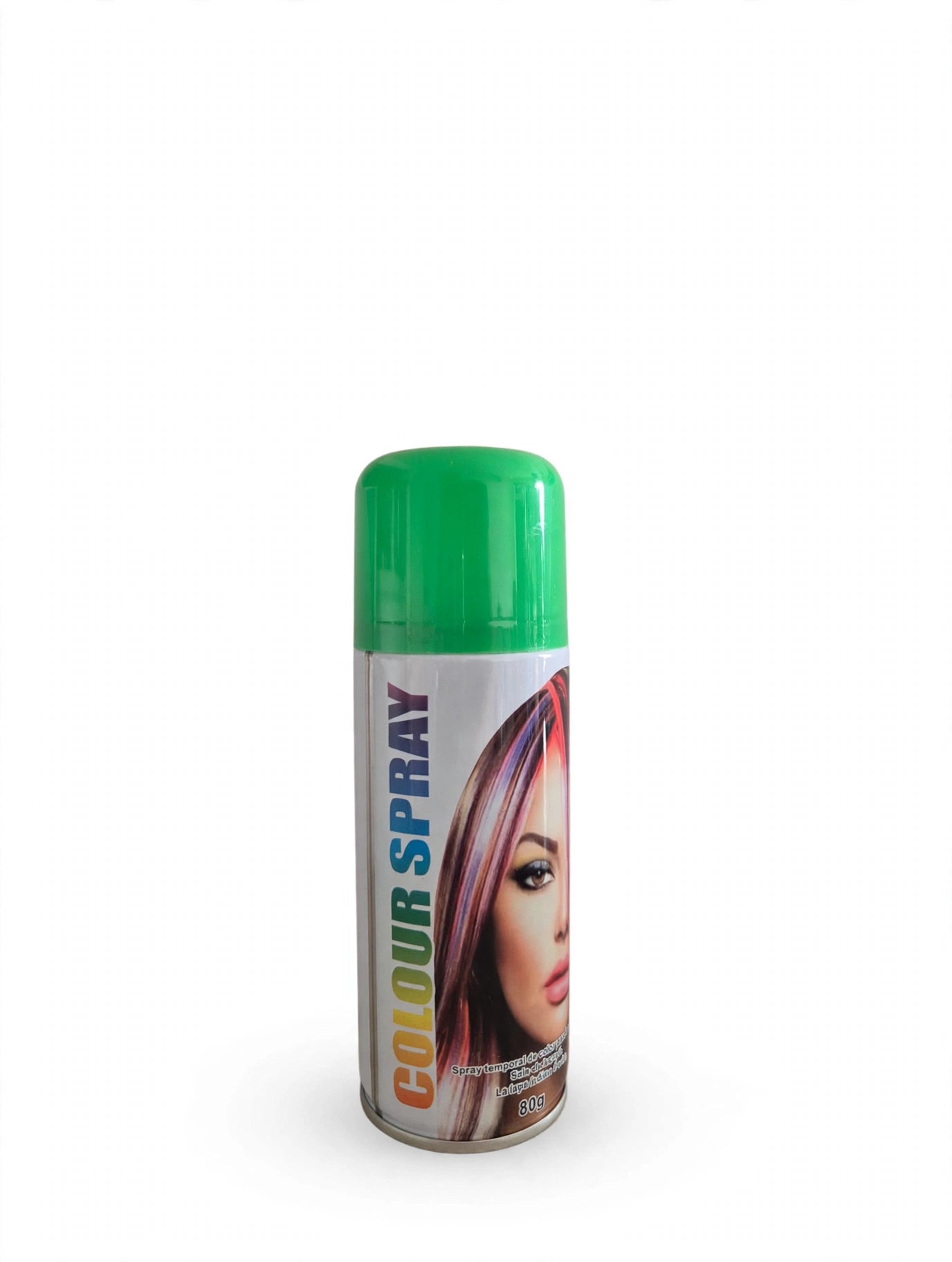 Spray De Color Temporal Para Cabello 80g - Color Intenso y Divertido