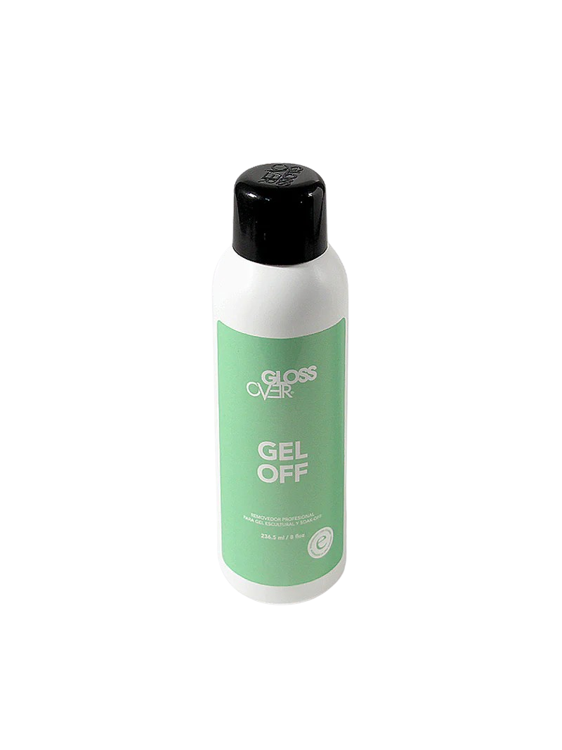GelOff Removedor 236.5ml - Facilita la remoción de geles "soak off"