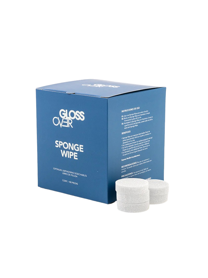 Sponge Wipe 100pzs - Auxiliar ideal para limpiar las aplicaciones y retirar polvo