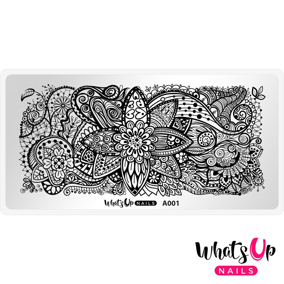 Majestic Flowers "Stamping Plate"