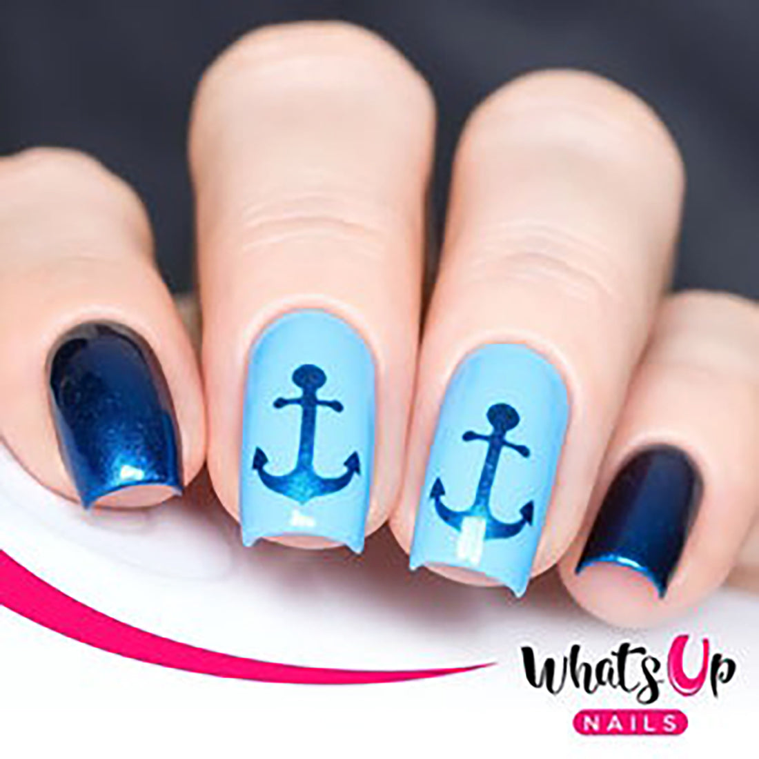 Whats Up Nails -Anchor Stencils