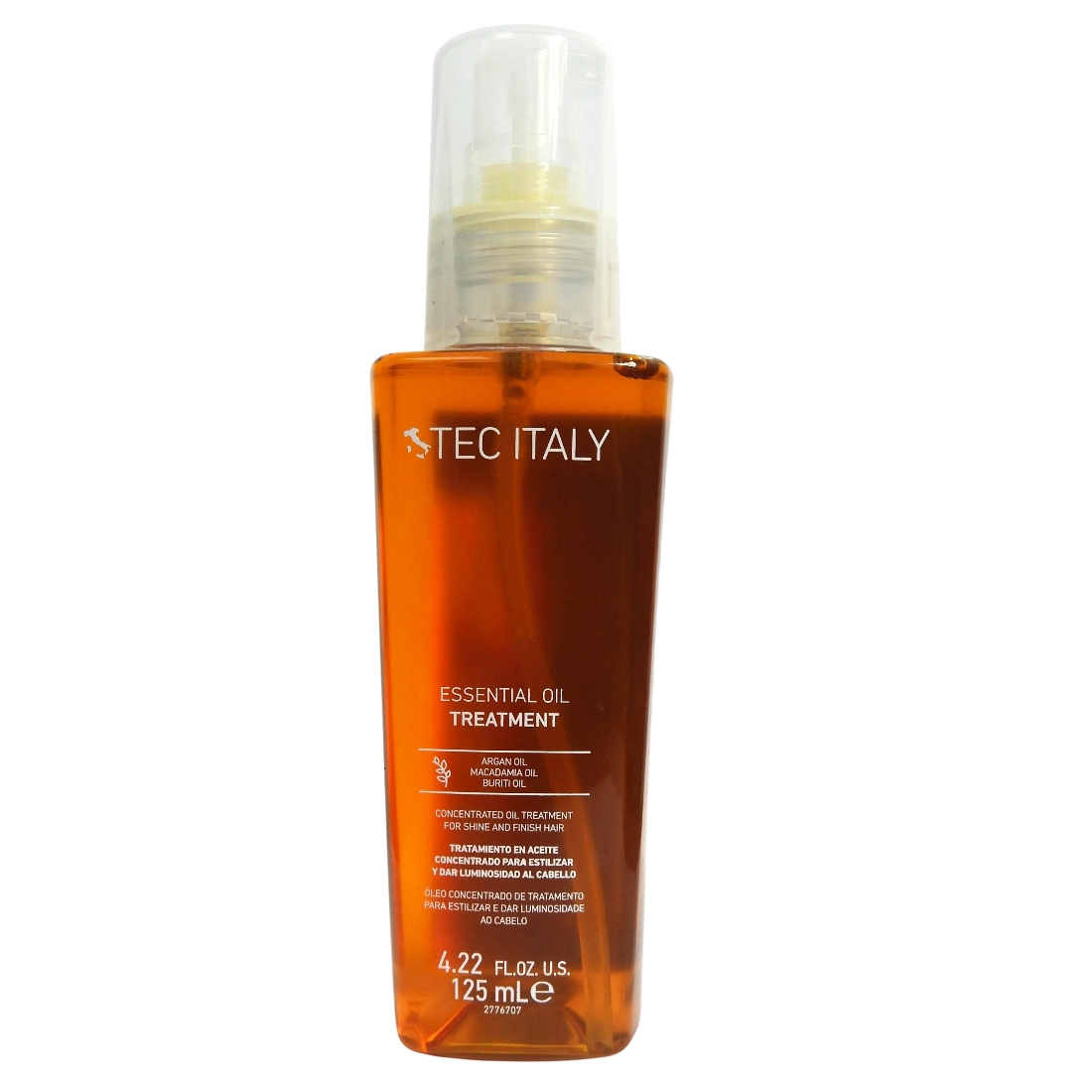 Tec Italy Essential Oil Treatment  -  Aceite concentrado para estilizar y dar luminosidad al cabello