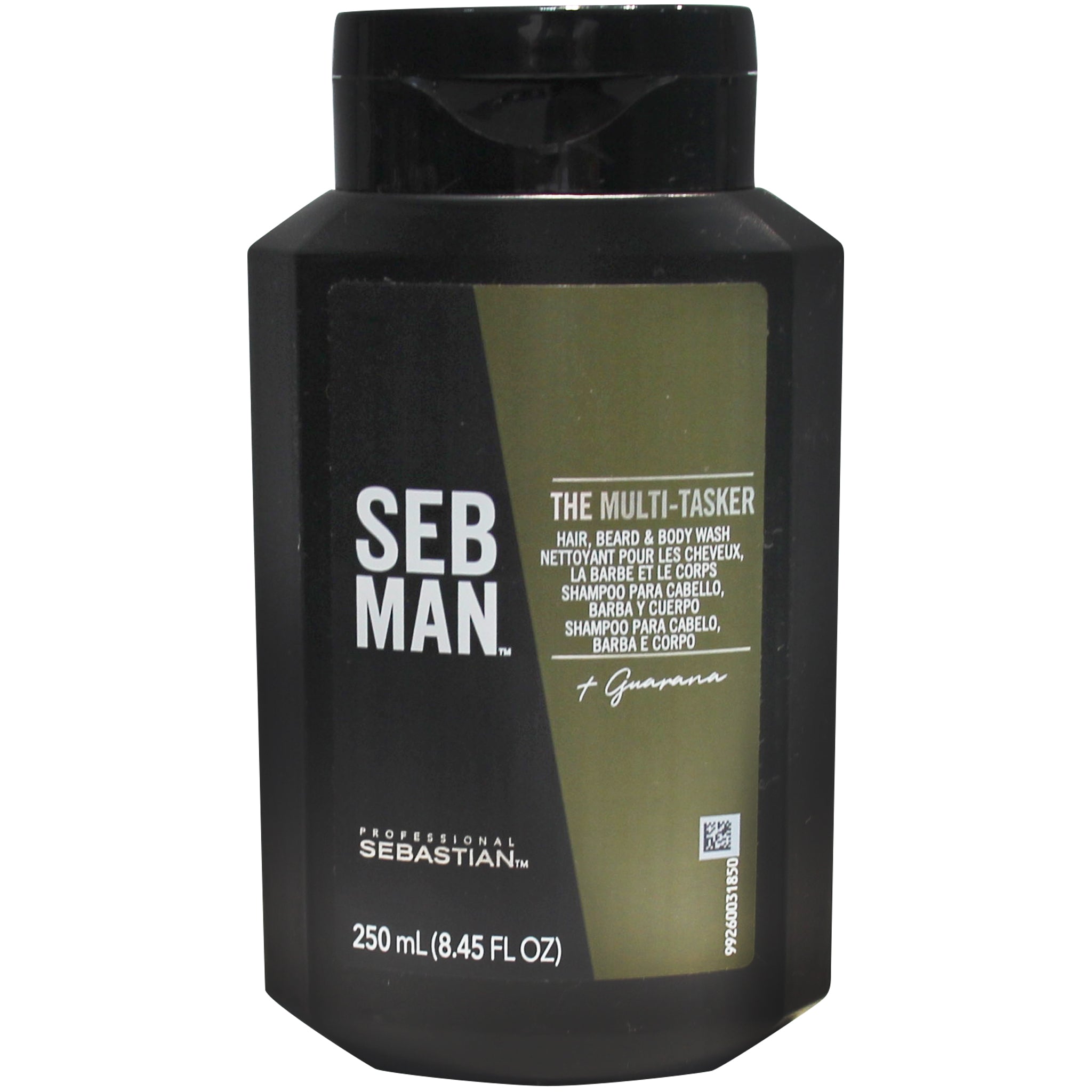 Seb Man The Multistaker 3 en 1  250 ml - Gel para cuerpo, el cabello y la barba 