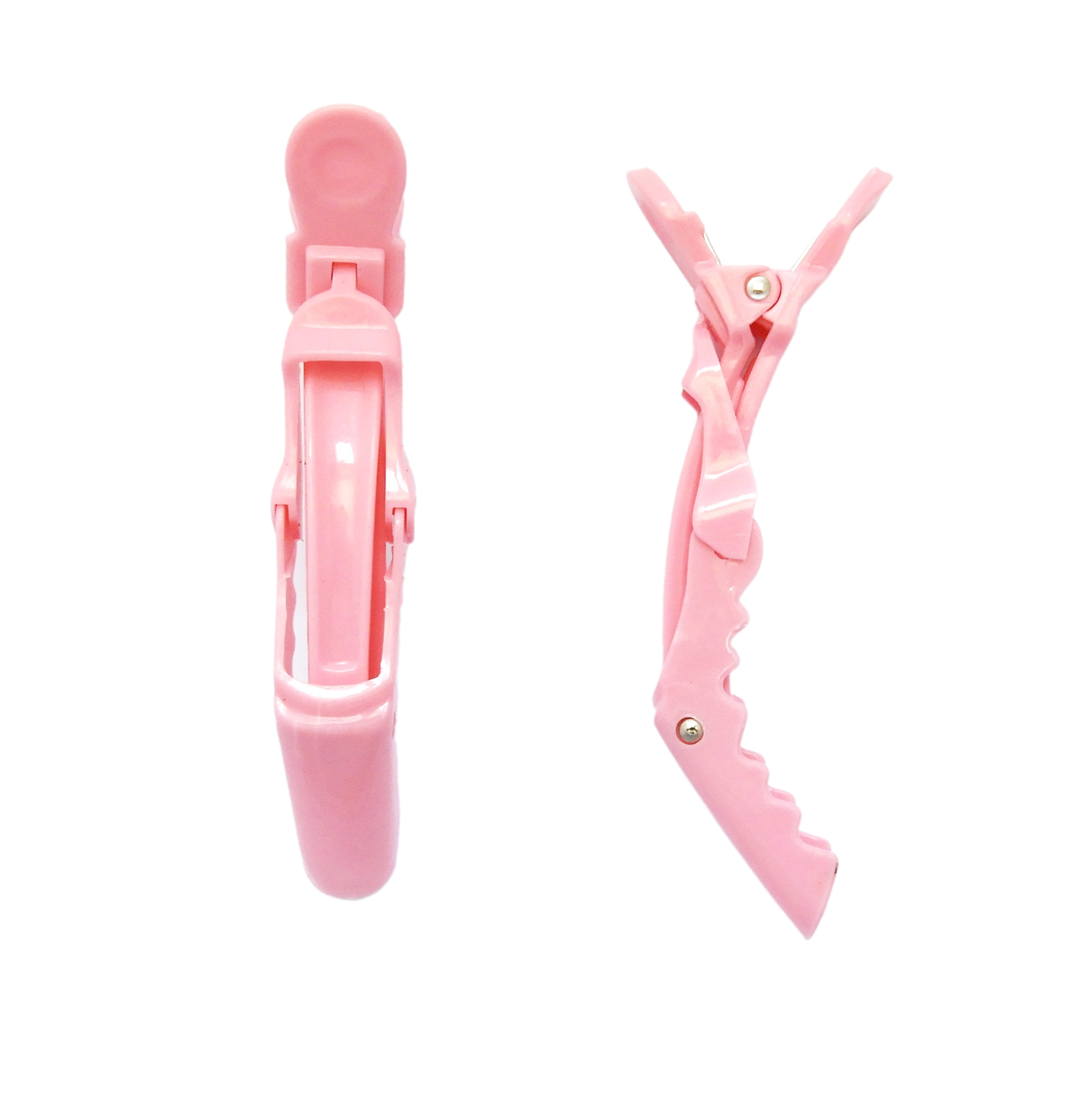 Clip Cocodrilo 112mm - 4 piezas rosa y fucsia