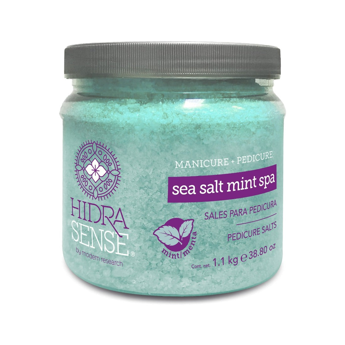 HidraSense Sales Spa Menta 1.1kg - Purifican la piel y otorgan alivio, descanso y frescura intensa